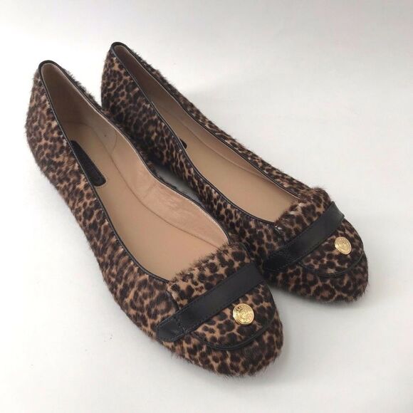 Longchamp Womens Leather Ballerinas Flats Shoes 5